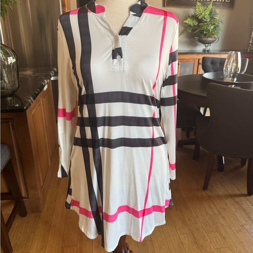 Stylish Women's Plaid Dress